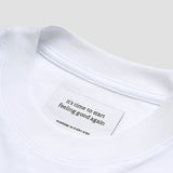 Burnout Toast Oversized Tee -  White