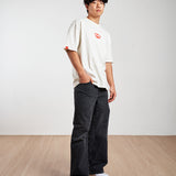 Never Grow Up Oversized Tee - Cream