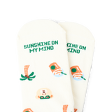 Talking Toes + Starbucks WEAVE Crew Sock