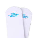 Stress Relief Cat Athletic Sock (10-Year Edition)