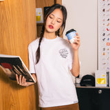 Burnout Toast Oversized Tee -  White