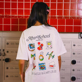 After School Adventurer Oversized Tee - White