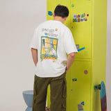 Clueless Egg Oversized Tee - White