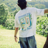 Social Hangover Oversized Tee - White