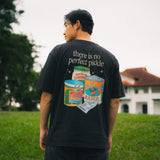 Picky Pickle Oversized Tee - Black