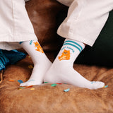 Stress Relief Cat Athletic Sock (10-Year Edition)